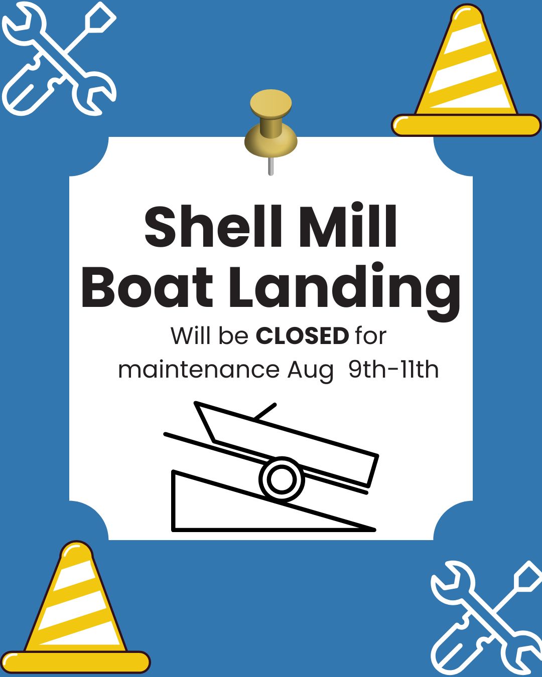 Shell Mill Boat Landing Worcester County